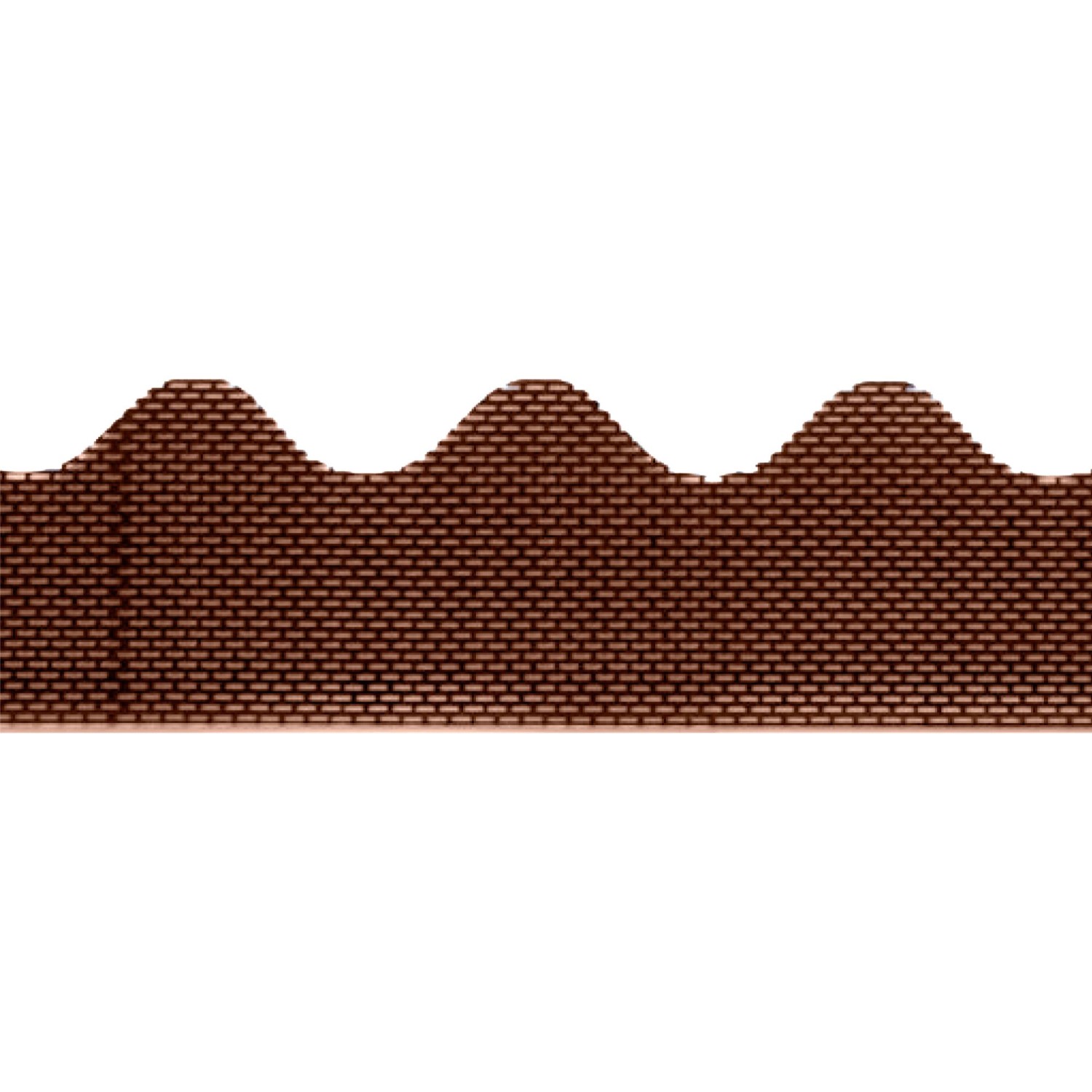 Daprona Traufenbelüftungsprofil Wellenförmig 50x 105cm PVC Braun