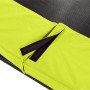 Detailaufnahme: Grünes EXIT Silhouette Trampolin D305cm mit Fußschutzsystem.