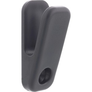 Schwarzer Wagner Wandhaken Hooks4home aus Kunststoff, 85x35x40 mm.