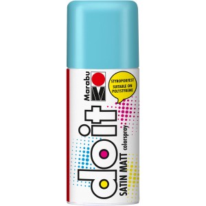 Marabu Colorspray Do It Satin Matt 150ml in Karibik, seidenmatte Sprühfarbe für Bastel- und Heimwerkprojekte.