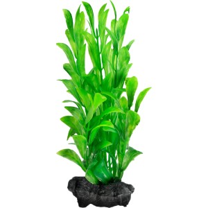 Tetra DecoArt Plant S Hygrophila, grüne Kunstpflanze für Aquarien, naturgetreue Wasserpflanzen Nachbildung.