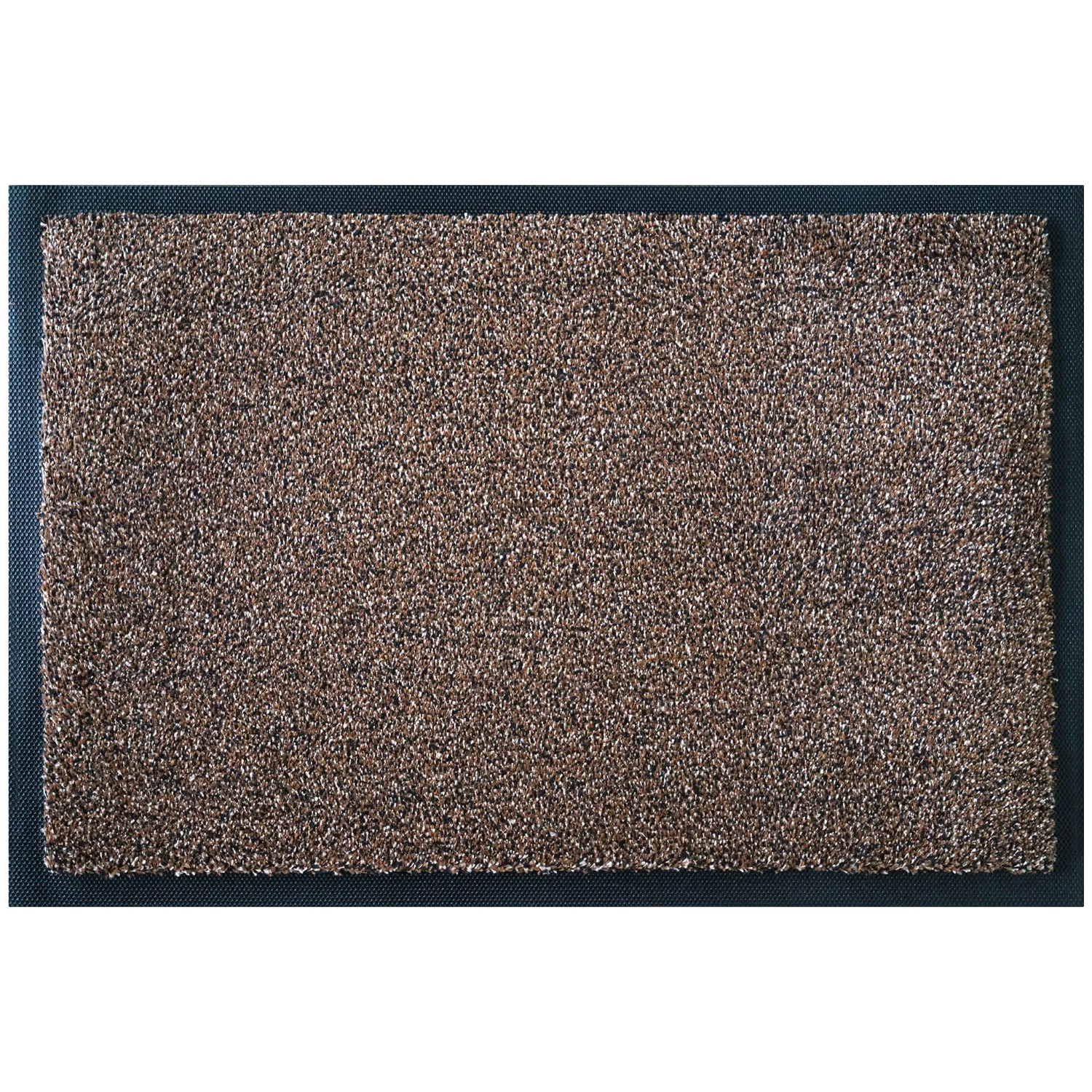 Floordirekt Schmutzfangmatte KARAT Fußmatte Waschbar Rutschfest Braun 40 x 60 cm