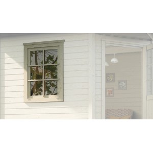 Zusatzfenster (84x113cm) mit Dreh-Kipp-Beschlag für Weka Designhaus 213.