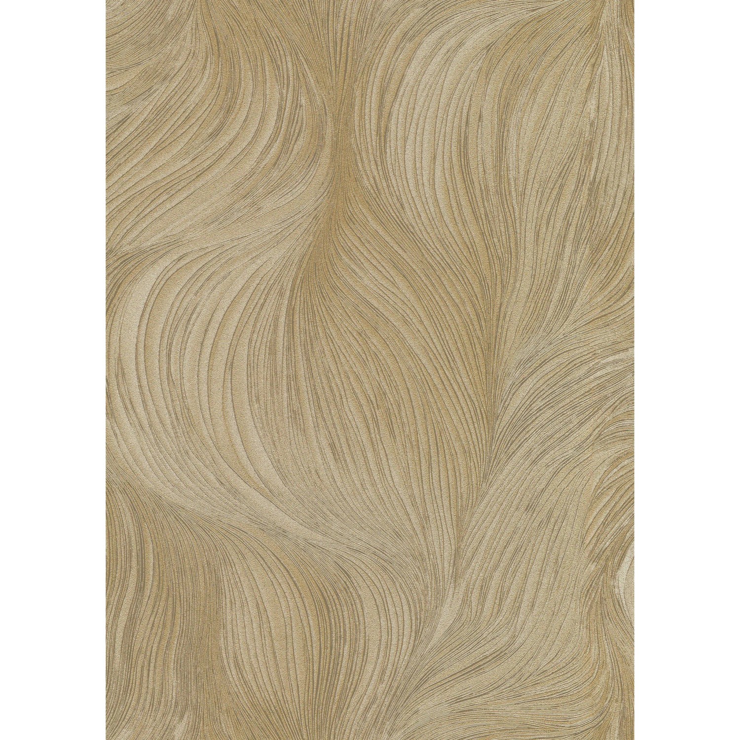 Erismann Vliestapete Fashion for Walls Waves of Light Gold FSC®