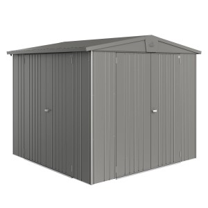 Biohort Zusatztür für Gerätehaus Europa, Quarzgrau-Metallic, Doppeltür