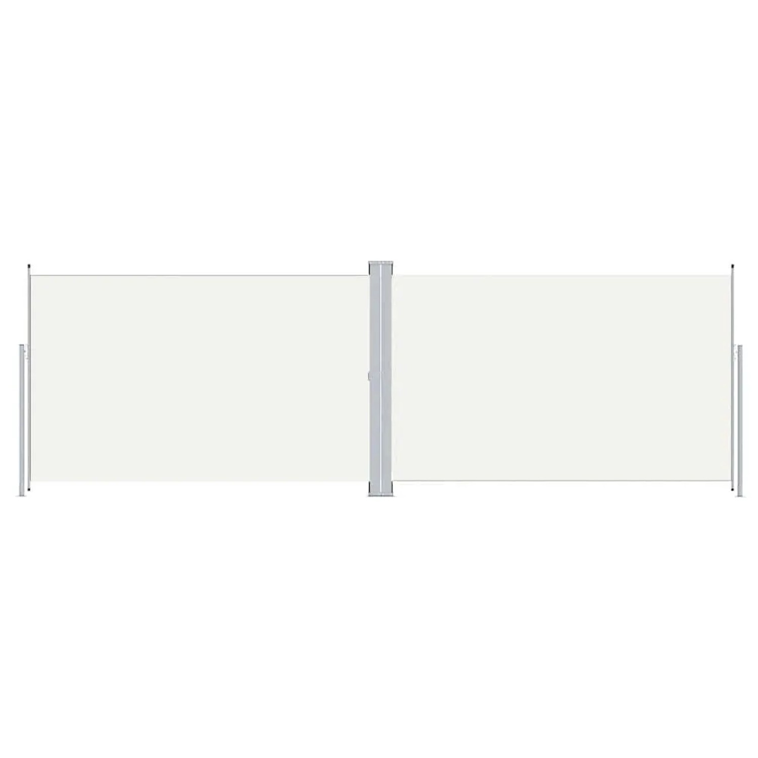 vidaXL Seitenmarkise Ausziehbar Creme 200x600 cm 318007