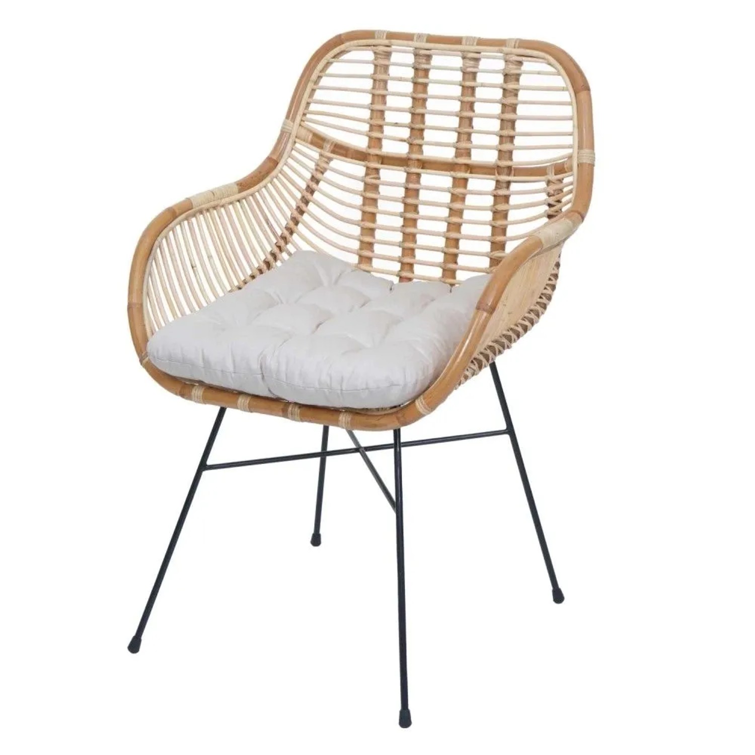 MCW Esszimmerstuhl P17 Polster Creme