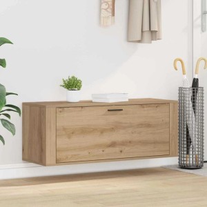 vidaXL Schuhschrank Artisan-Eiche 100 x 35 x 38 cm Holzwerkstoff 881019
