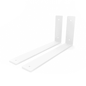 HEVVA Regalwinkel FREIBERG 30 cm Tief 2er Set Weiß