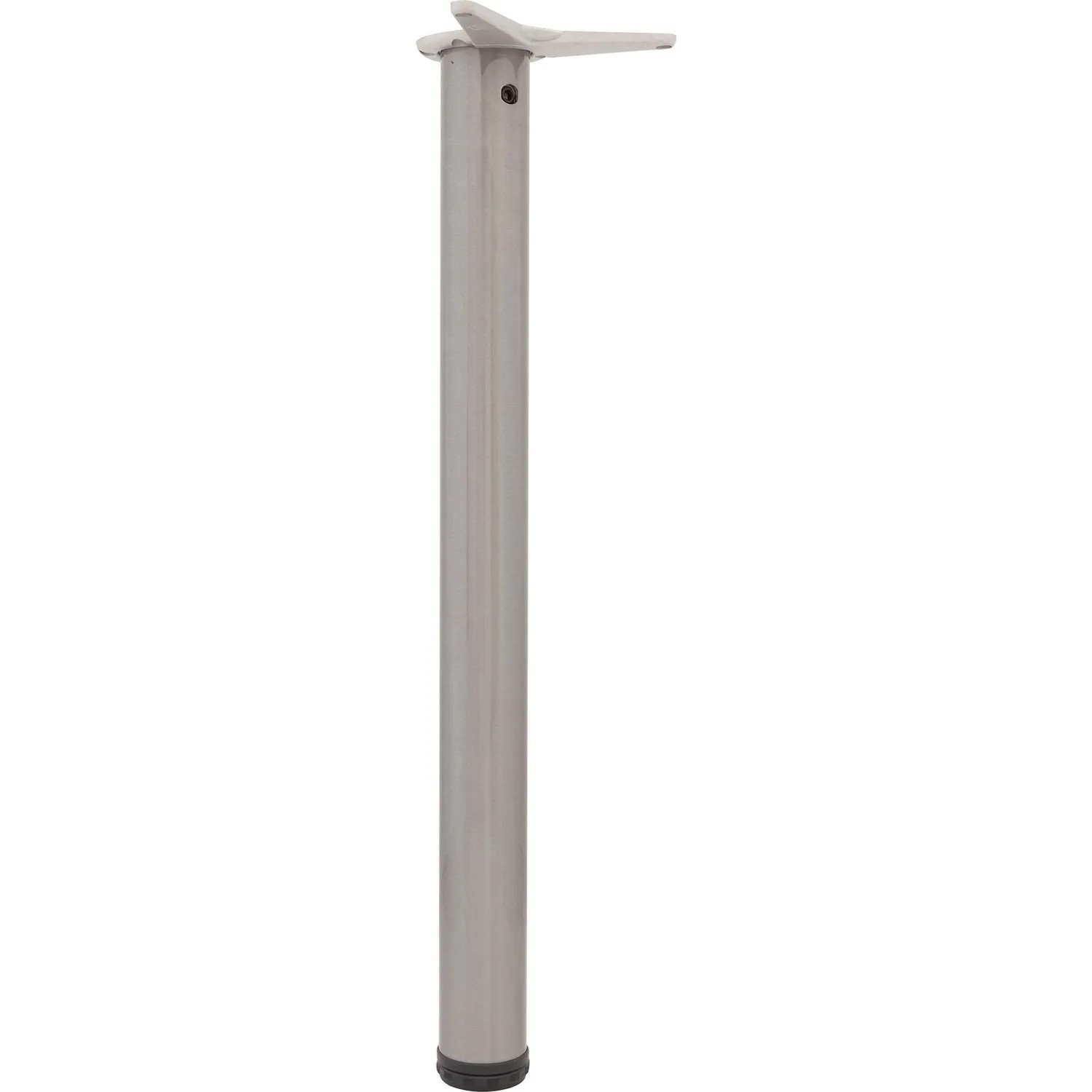 vasalat Set Camar Tischbein Höhenverstellbar Ø 50 mm Stahl Edelstahl-Effekt 700-730 mm