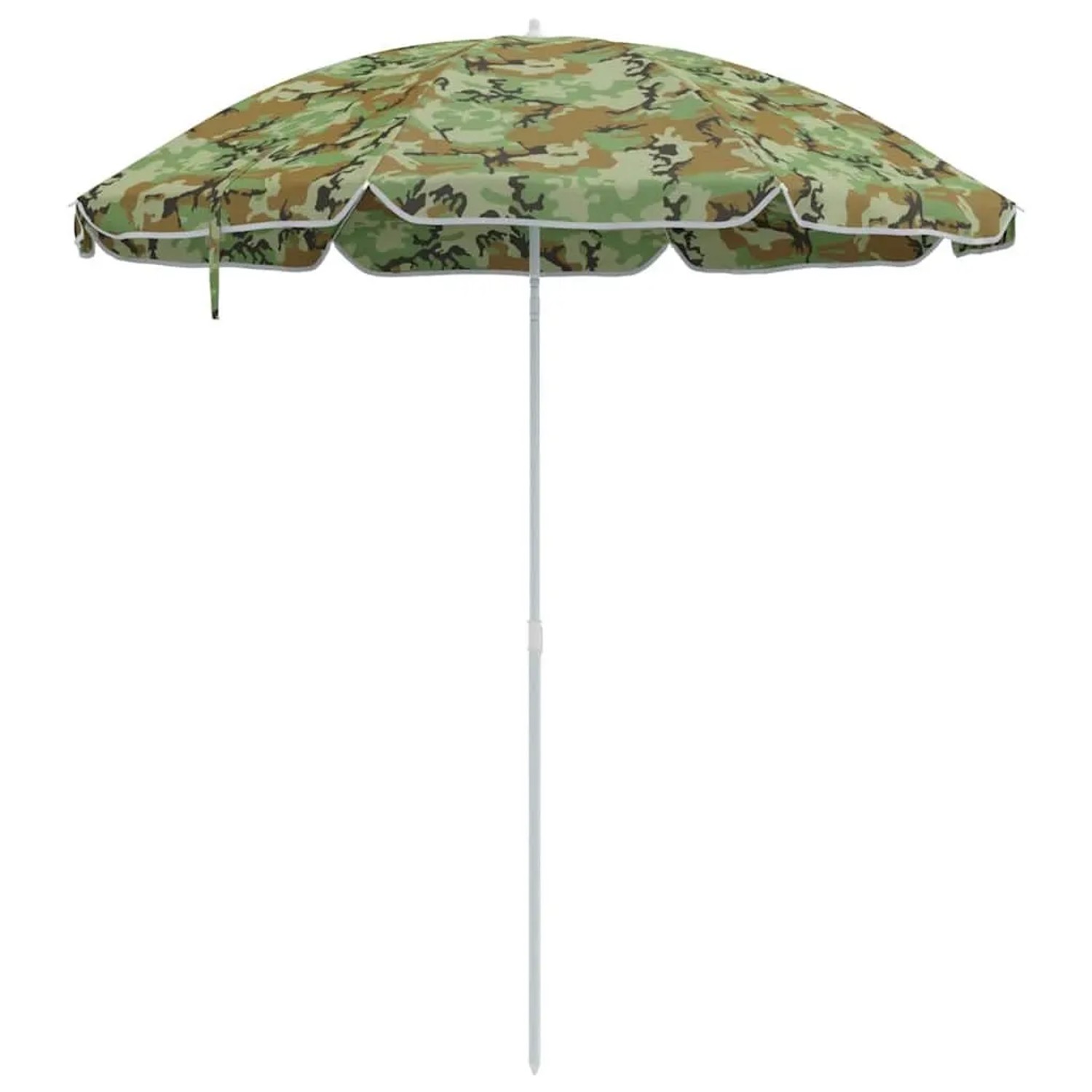 vidaXL Strandparasol Tarnung 263 x 263 x 272 cm Polyester und Metall 4010670