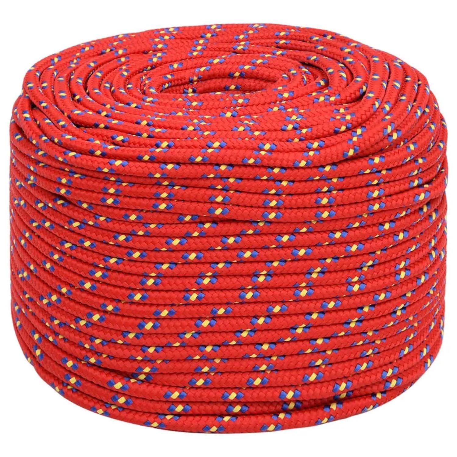 vidaXL Bootsseil Rot 6 mm 250 m Polypropylen 152393