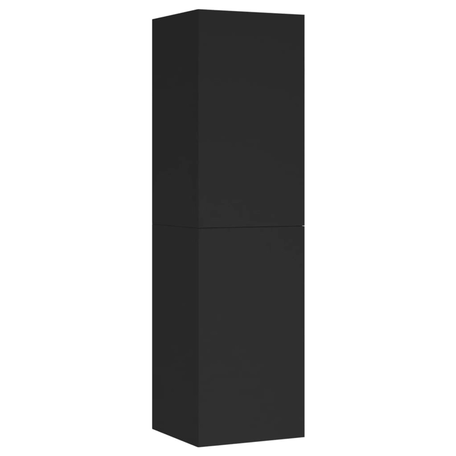 vidaXL TV-Schrank TV-Schrank Schwarz 30,5x30x110 cm Spanplatte Lowboard günstig online kaufen