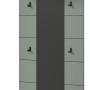 Inn.Furn Garderobenpaneel in Salbei und Grau 80 x 141 cm Cooper