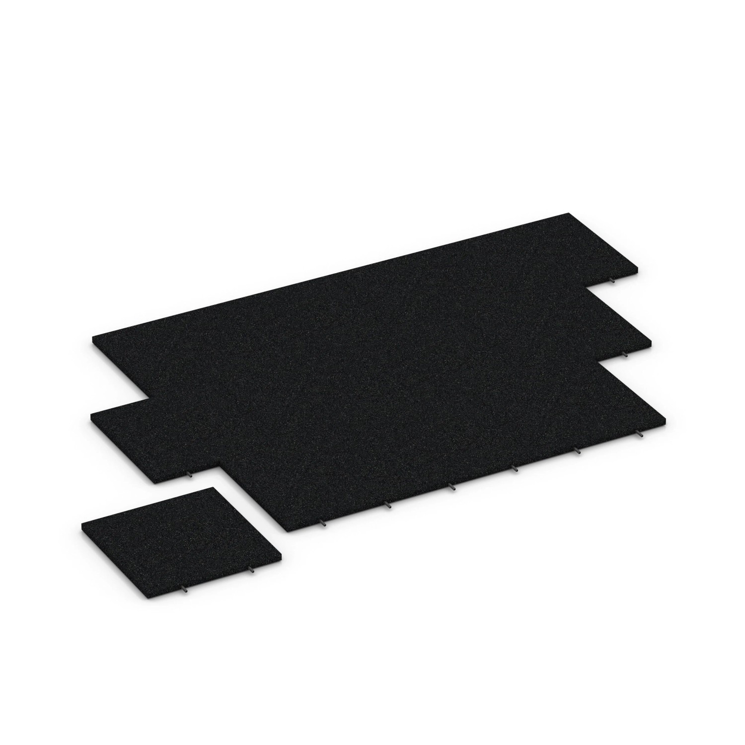 WARCO Fallschutzplatte-110 cm Anthrazit 50 x 50 x 3 cm