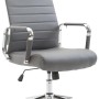 DELUKE Bürostuhl Ergonomisch SONOD Schreibtischstuhl Mit Rollen Höhenverstellbarer Drehstuhl Computerstuhl 135 Kg Grau