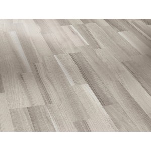 Laminatmuster Akazie grau Schiffsboden von Parador, Detailansicht der Holzstruktur.