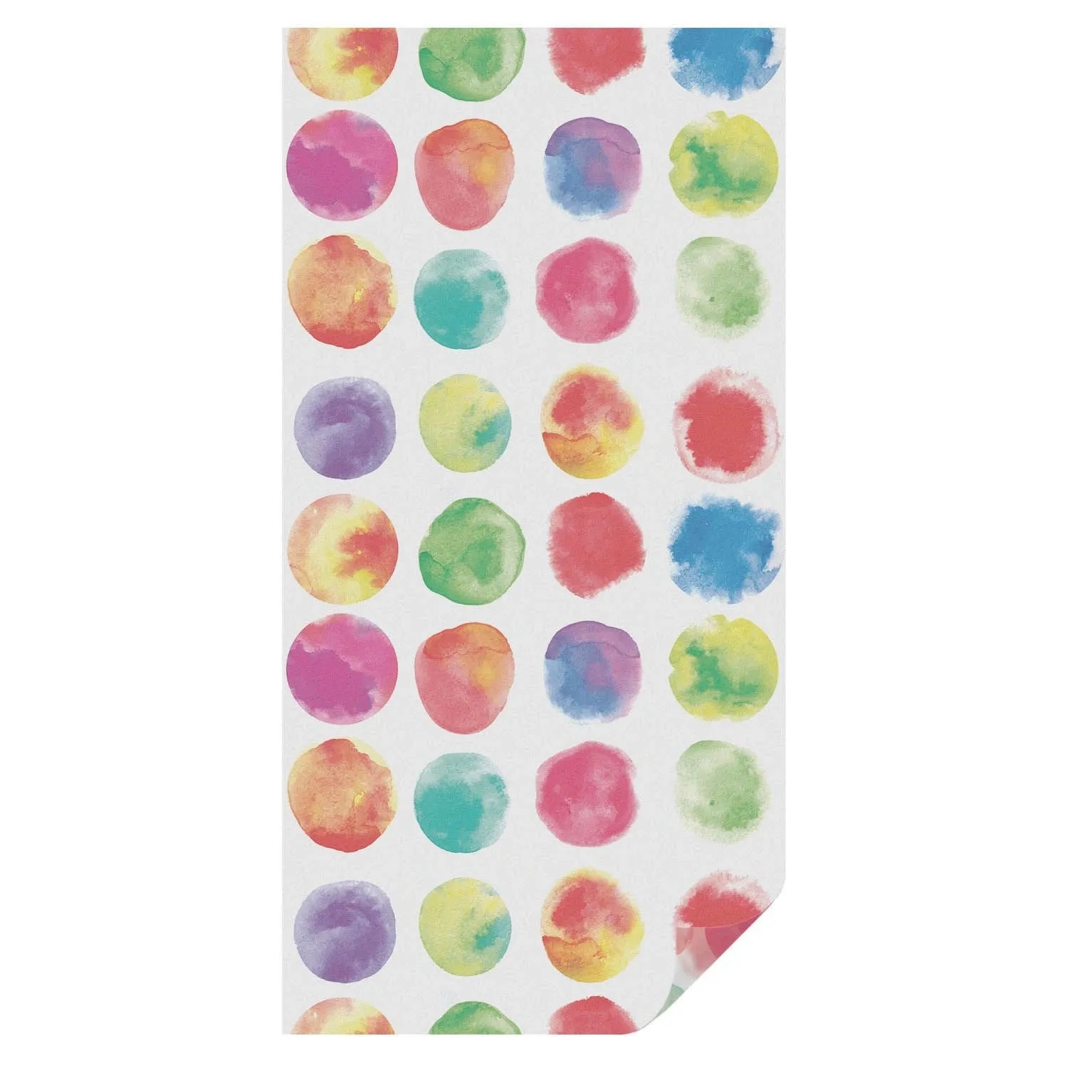 Tulup Buntglasfolie Bunte Kreise Fensterfolie Buntglas Optik 50x100 cm Mehr günstig online kaufen