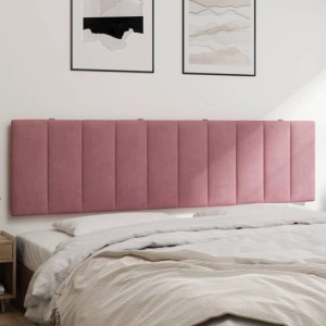 vidaXL Kopfteil-Kissen "Hanko" Rosa 180 cm Samt 374686