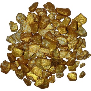 Colomi Orchideengranulat, 1 Liter, goldfarbenes Substrat für Orchideen.