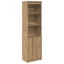 vidaXL Highboard Artisan-Eiche 50x35x180 cm Holzwerkstoff 3328470