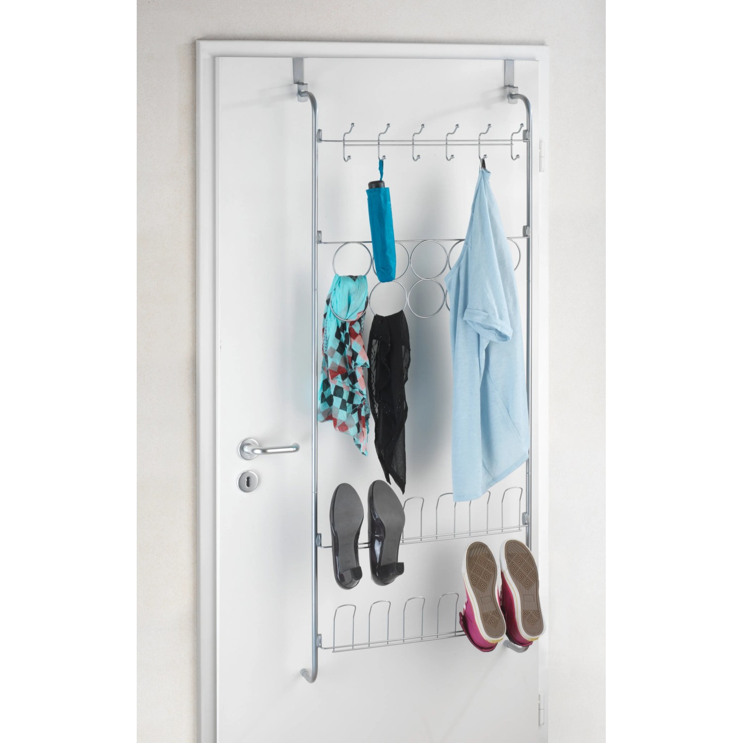 Wenko Türgarderobe 150,5 x 59 x 18,5 cm Metall kaufen bei OBI