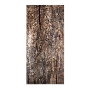 Banjado Magnettafel 37x78cm mit Altes Holz Motiv. Magnetwand für Notizen & Fotos.