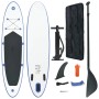 vidaXL SUP-Board Aufblasbar Blau und Weiß 90633
