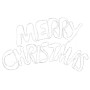 vidaXL Weihnachtsschild mit 240 LEDs Mehrfarbig 100 x 50 cm PVC 42018952_4