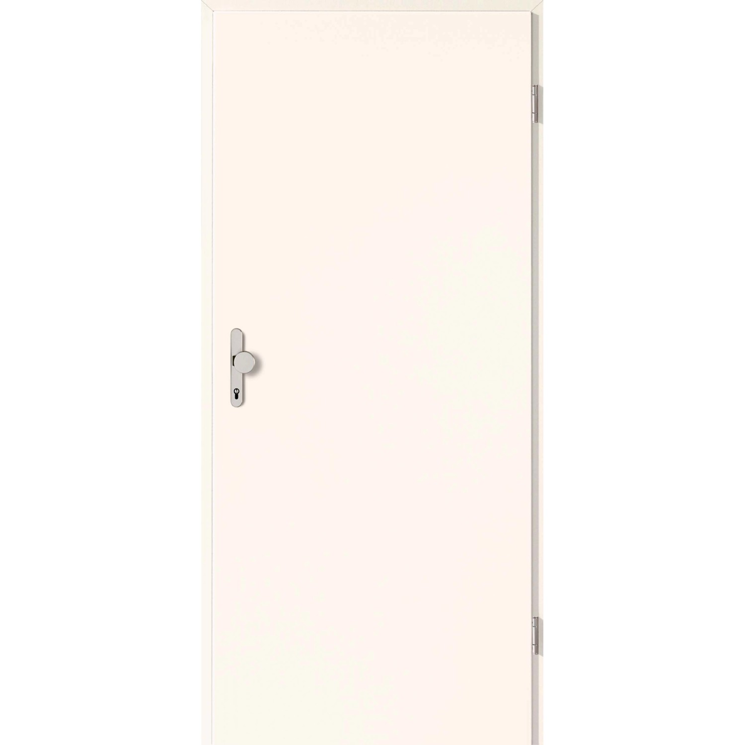 Wohnungseingangstür CPL Weiß (GL223) 86 cm x 198,5 cm Klasse 3 Anschlag R