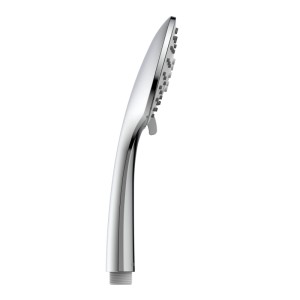 Schütte Handbrause Napoli Chrom, elegante Brause mit Antikalk-Noppen und Wasserstopp-Funktion.
