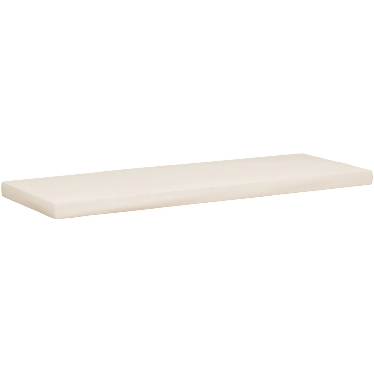 DELUKE Sitzkissen PARIS 136x48x8cm Kunststoff Creme Sitzkissen Outdoor für Gartenbank