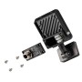 LED's Work Strahler 10W mit Sensor, schwarzer Außenstrahler mit Bewegungsmelder und Schrauben.