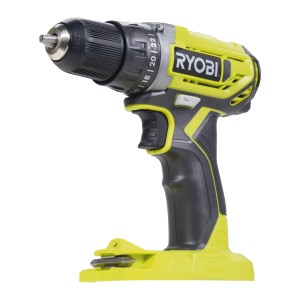 Ryobi Akku-Bohrschrauber R18DD2-220S One+ 18V, Akkugerät in Gelb/Schwarz.