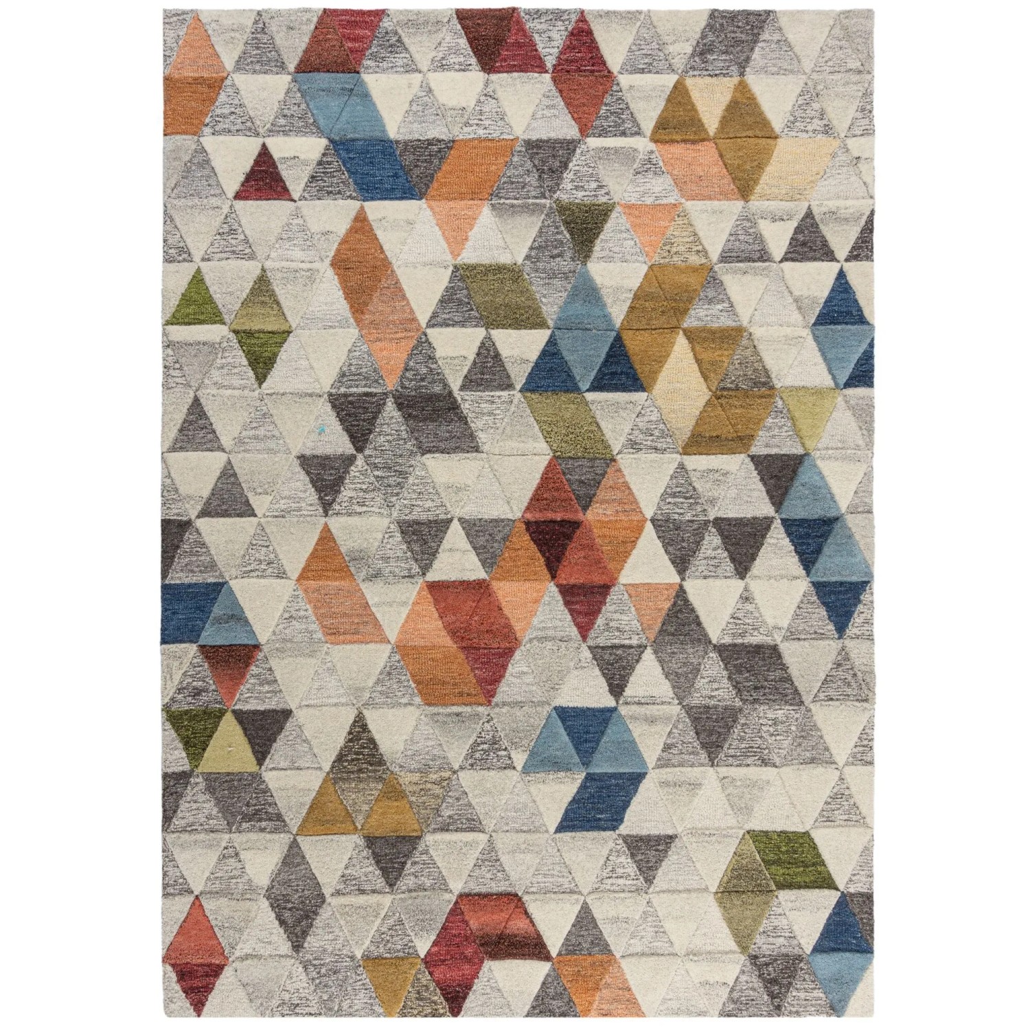 Flair Rugs Wollteppich Amari 160 cm x 230 cm Mehrfarbig