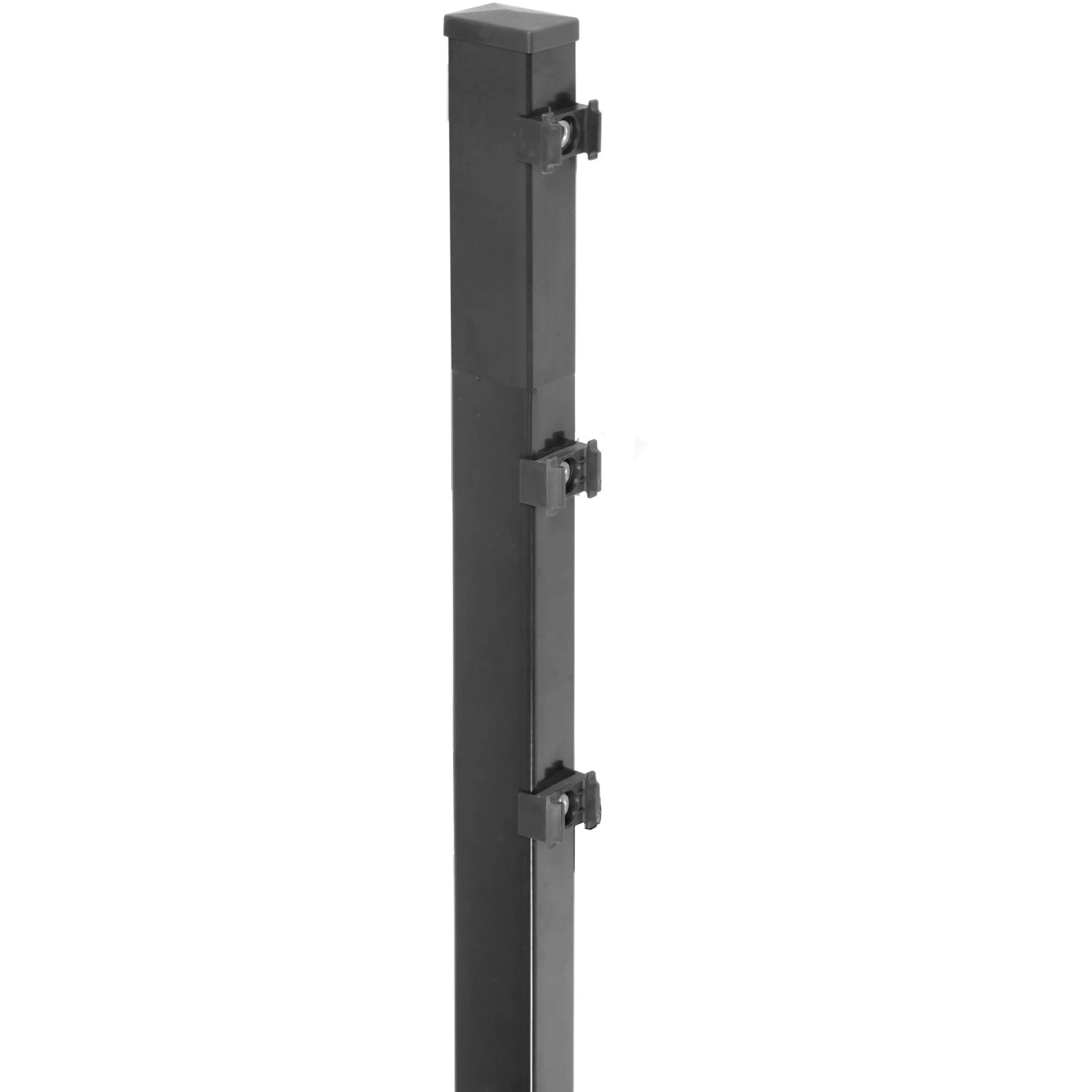 Floraworld Pfostenverlängerung, anthrazit, 20 cm, für Doppelstabmatten-Pfosten.