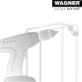 Wagner Designrahmen Draht, 40x50 cm, schwarz matt, mit Bohrmaschine zur Möbelbein-Montage.
