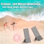 BigDean 2x Strandliege Strandstuhl Klappbar Leicht Nur 1 3 kg Strandmatte_6