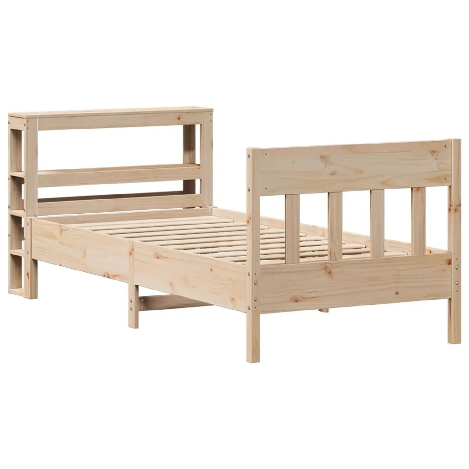 vidaXL Massivholzbett ohne Matratze 75x190 cm Kiefernholz 3306288 günstig online kaufen