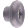 Grauer Wagner Wandhaken Hooks4home Dot, Ø 50 mm, aus Elastomer und Stahl.