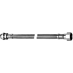 Schell Flexschlauch Clean-Flex S, G 3/8 IG x 8 mm, Chrom, flexibel und knicksicher.