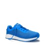 Blauer Elten Berufshalbschuh Marais Blue Low ESD O1 Gr. 36 aus Mesh-Material mit weißer Sohle.