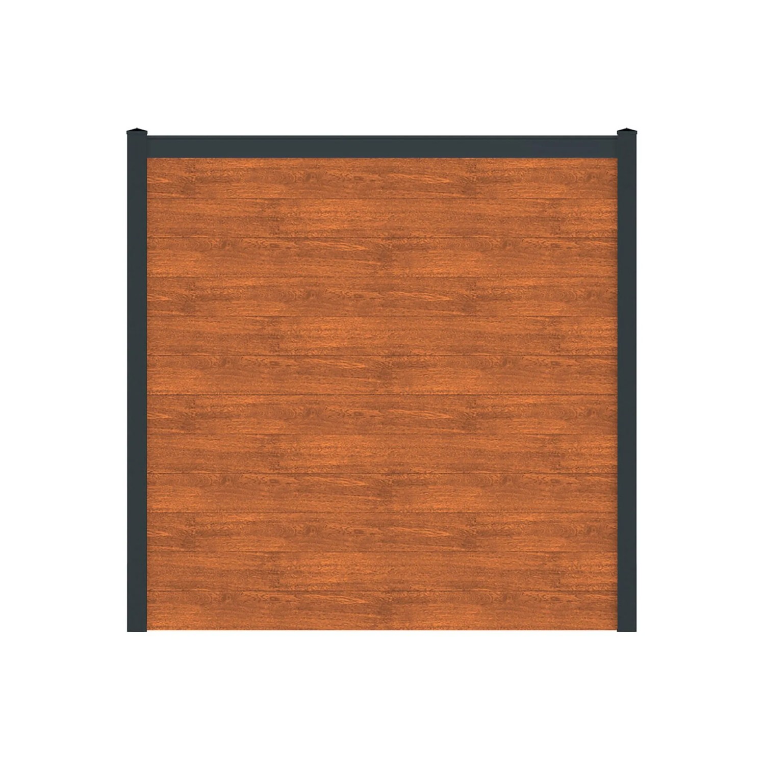 Vidual Sichtschutzzaun Snap 140 zum Aufdübeln 1,8 m x 30,14 m Light Oak