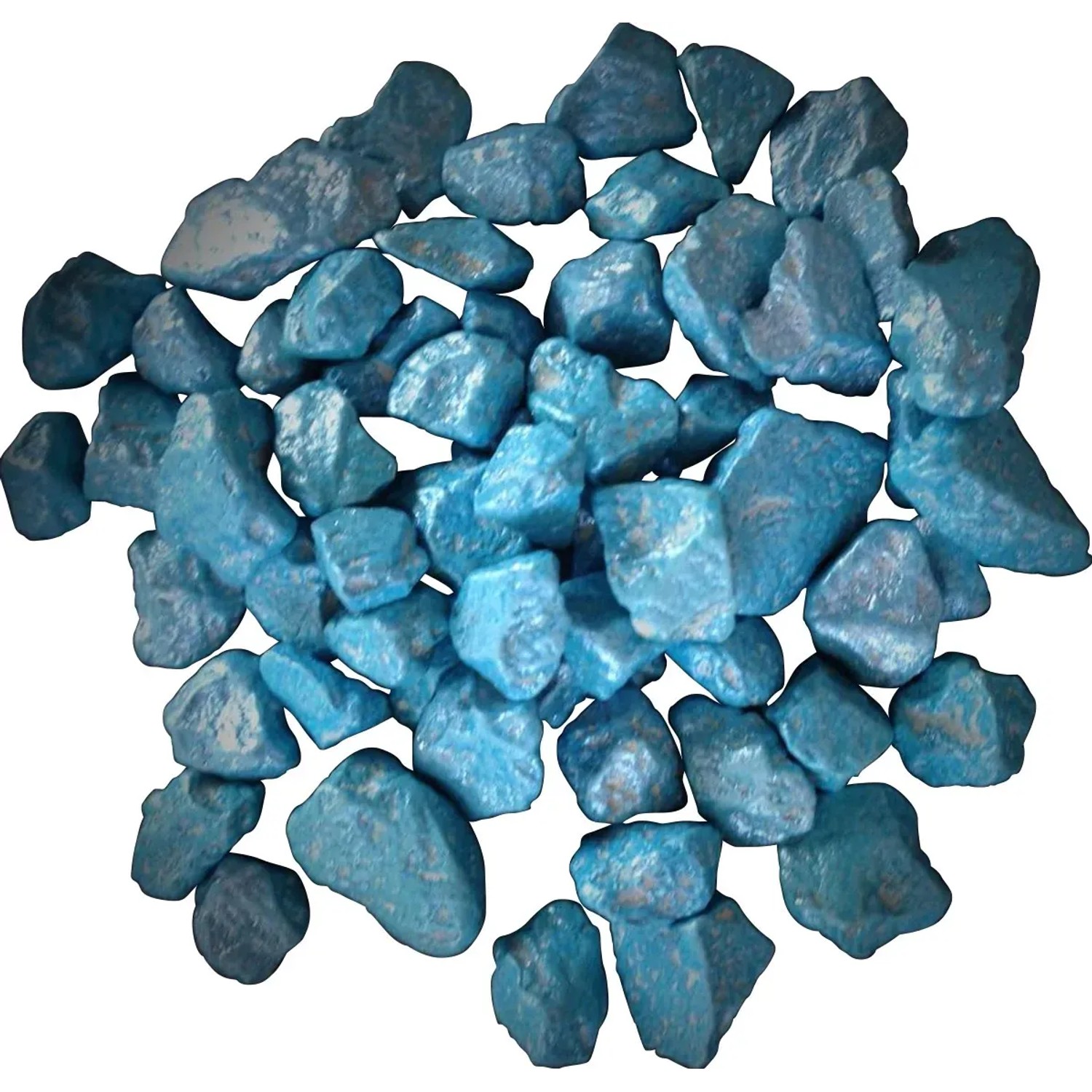 Colomi Orchideengranulat, blau, 1 Liter. Mineralisches Substrat für Zimmerorchideen.