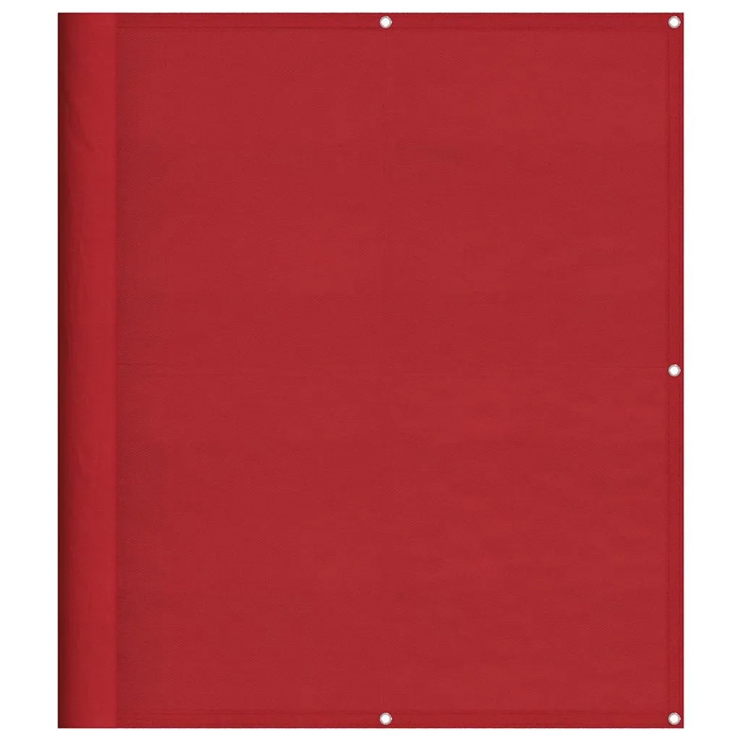 vidaXL Balkon-Sichtschutz Rot 120x1000cm 100% Polyester-Oxford 42002137 günstig online kaufen