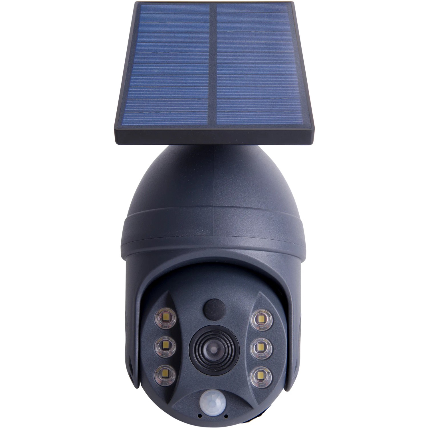 Näve LED Solar-Wandleuchte Moho mit Bewegungsmelder und Kamera-Attrappe.