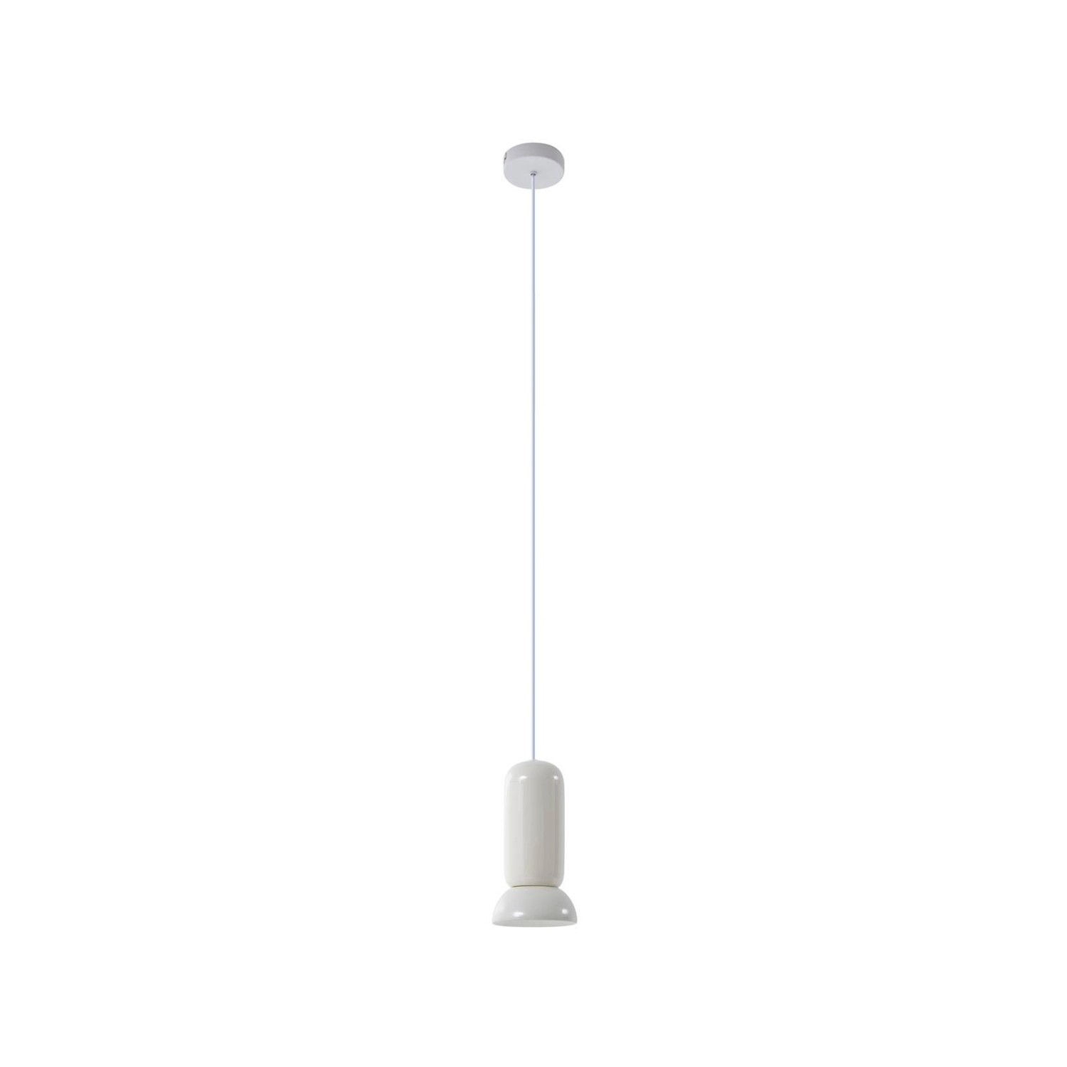 Lindby Pendelleuchte Kerimi 10020086 Skandinavisch in Weiß aus Keramik 1-fl günstig online kaufen