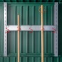 EcoStar Gerätehalter-Set zur Aufbewahrung von Gartengeräten im Gartenhaus.