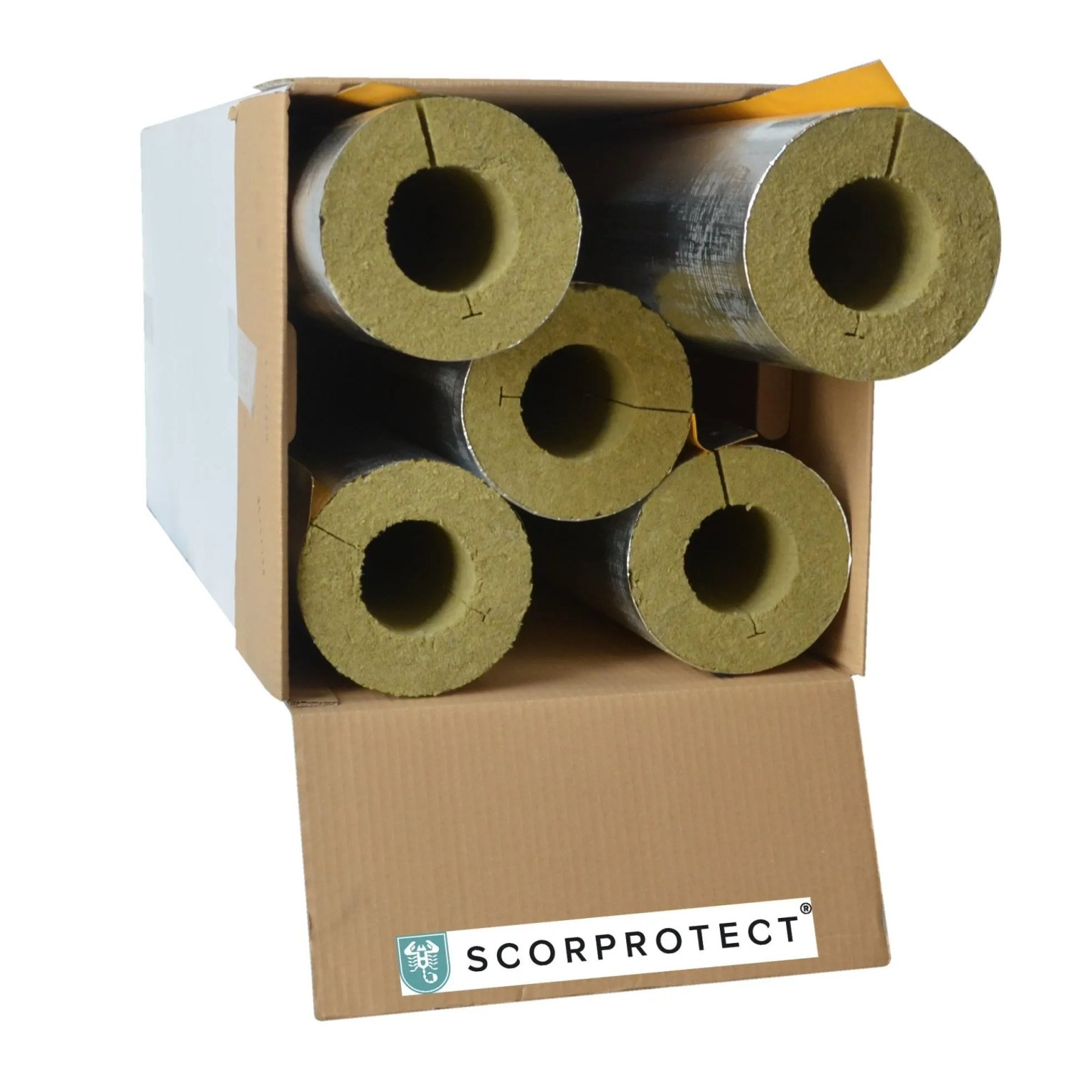 Scorprotect Karton Rohrisolierung Alu 76 MM X 40 MM