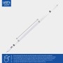 LED Feuchtraumleuchte, 46W, 150cm. Staub- und wassergeschützt, ideal für Garage und Feuchträume.